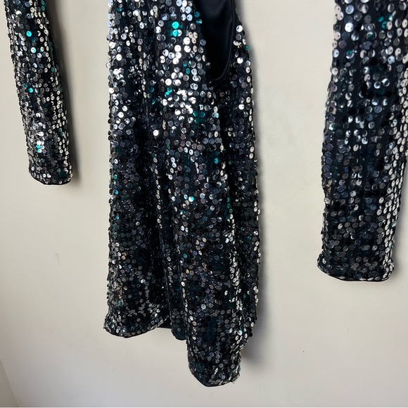 SHEIN Sexy Cut Out Sequins Mini Dress size M - Picture 11 of 14